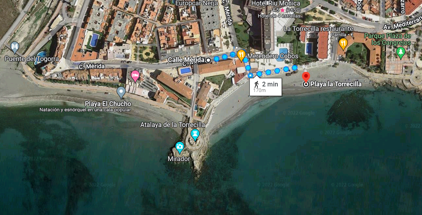 APARTMENT CAPACITY FOUR PEOPLE 40 METERS FROM THE TORRECILLAS BEACH