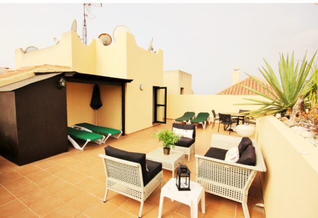 TWO BEDROOM PENTHOUSE 500 M FROM THE BEACH